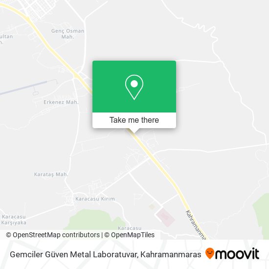 Gemciler Güven Metal Laboratuvar map