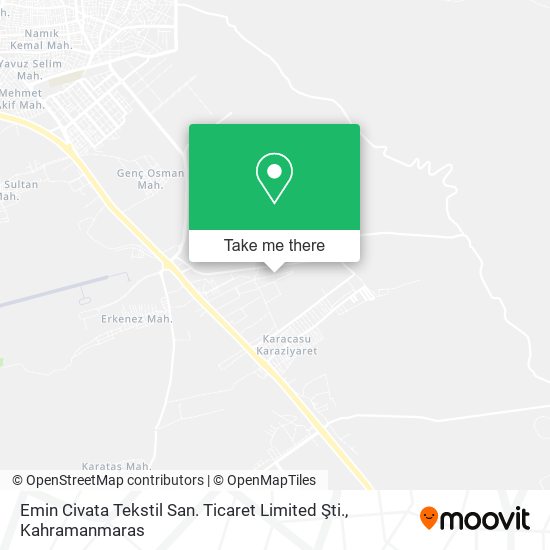 Emin Civata Tekstil San. Ticaret Limited Şti. map