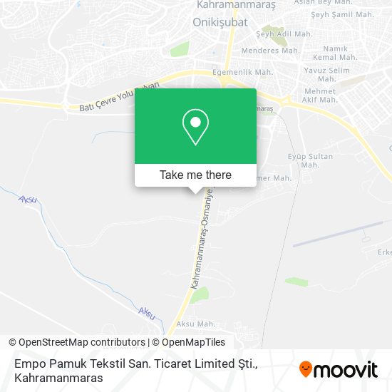 Empo Pamuk Tekstil San. Ticaret Limited Şti. map