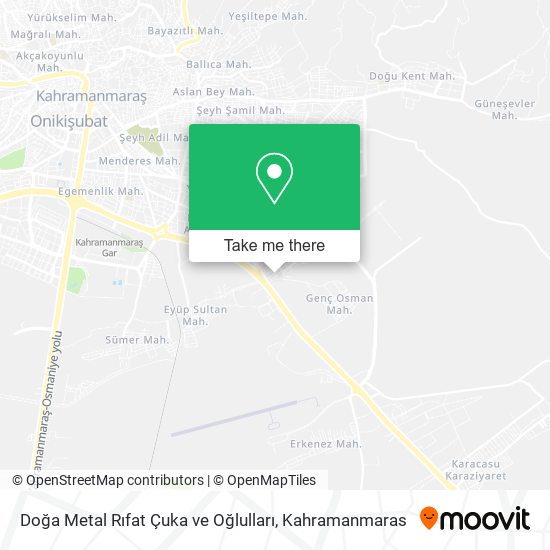 Doğa Metal Rıfat Çuka ve Oğlulları map
