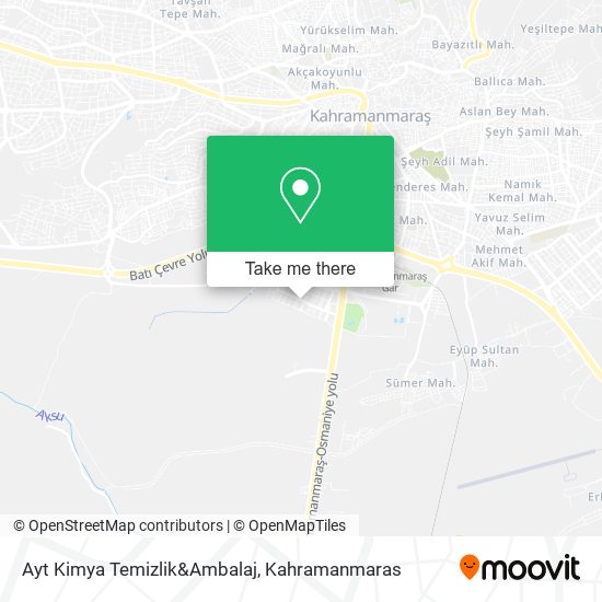 Ayt Kimya Temizlik&Ambalaj map