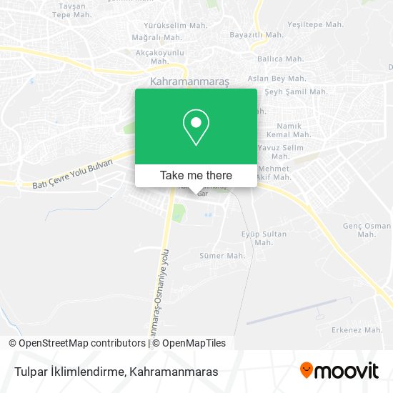Tulpar İklimlendirme map