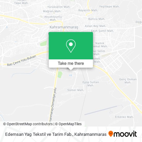 Edemsan Yag Tekstil ve Tarim Fab. map