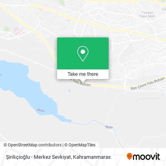 Şirikçioğlu - Merkez Sevkiyat map
