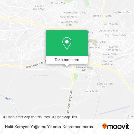 Halit Kamyon Yağlama Yikama map