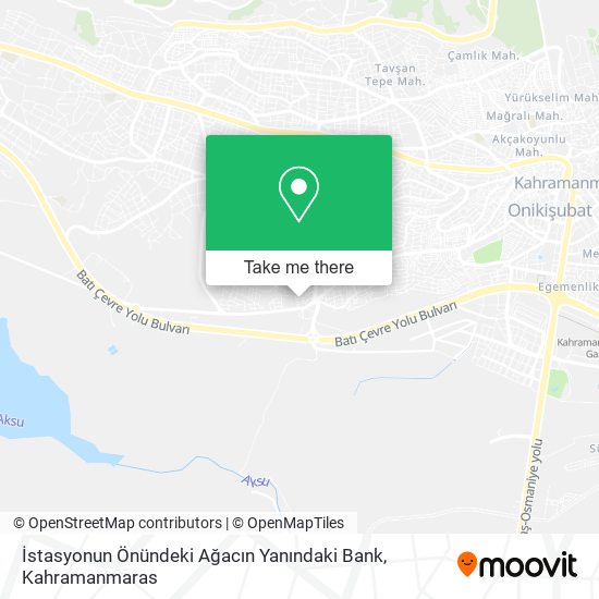 İstasyonun Önündeki Ağacın Yanındaki Bank map