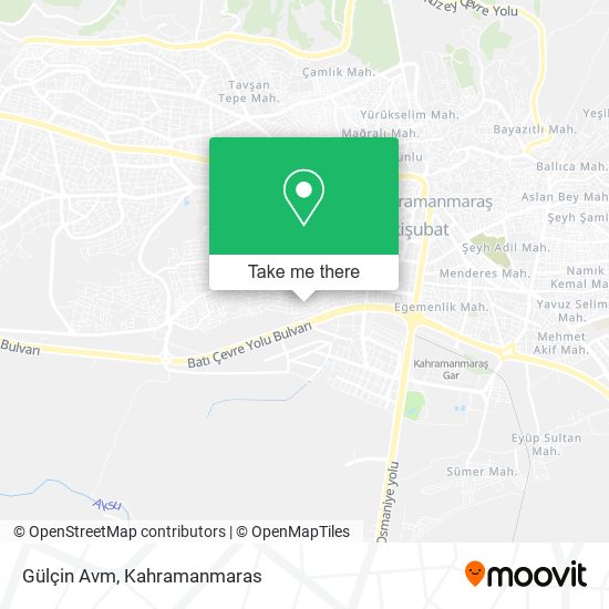 Gülçin Avm map