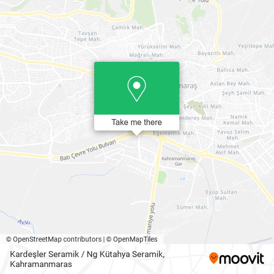 Kardeşler Seramik / Ng Kütahya Seramik map