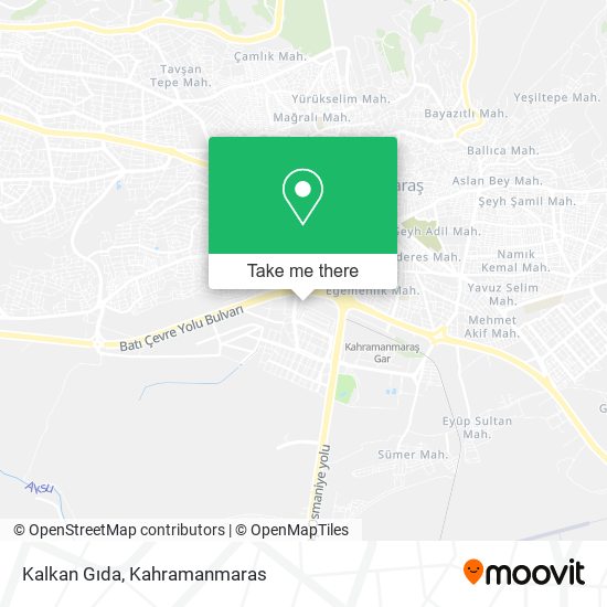 Kalkan Gıda map