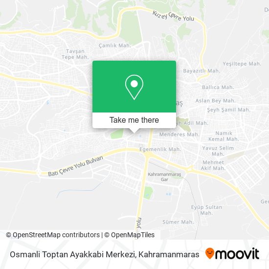 Osmanli Toptan Ayakkabi Merkezi map
