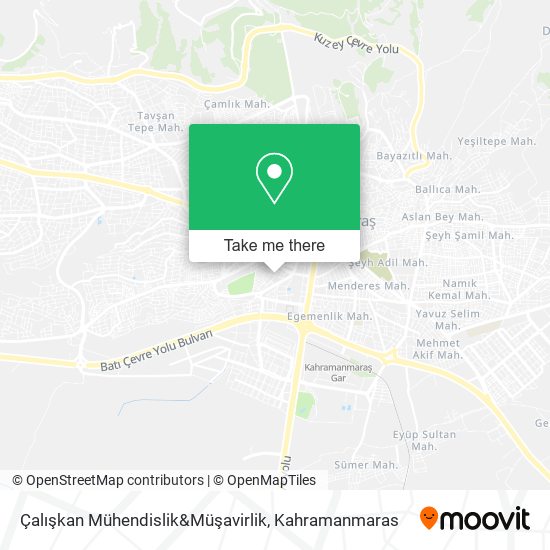 Çalışkan Mühendislik&Müşavirlik map