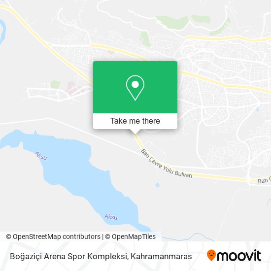 Boğaziçi Arena Spor Kompleksi map