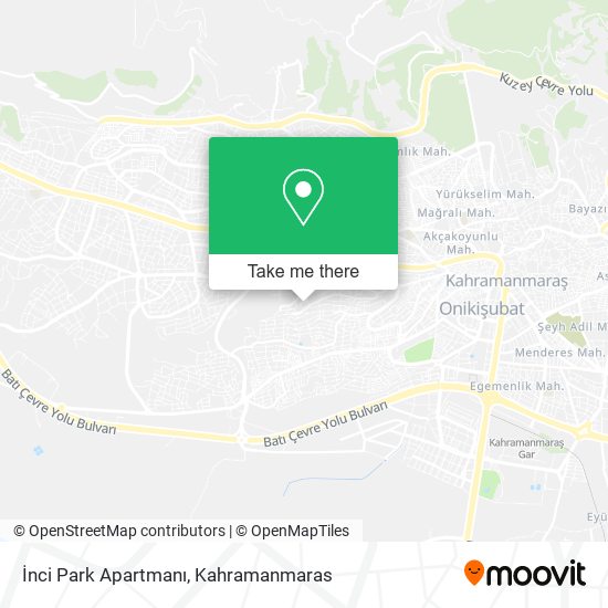 İnci Park Apartmanı map