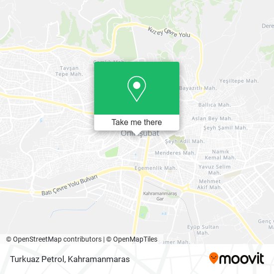 Turkuaz Petrol map