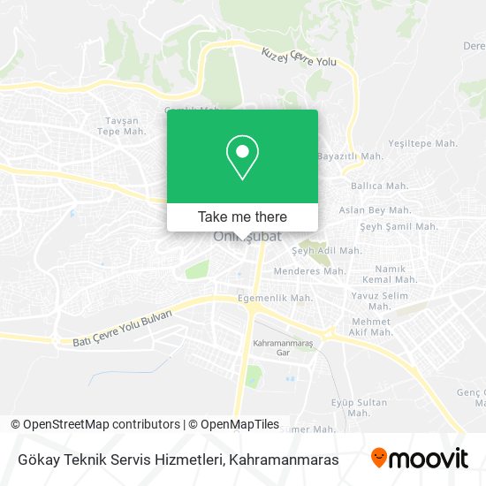 Gökay Teknik Servis Hizmetleri map