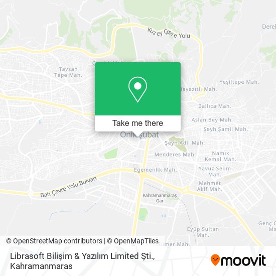 Librasoft Bilişim & Yazılım Limited Şti. map