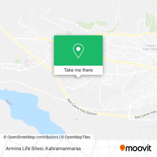 Armina Life Sitesi map