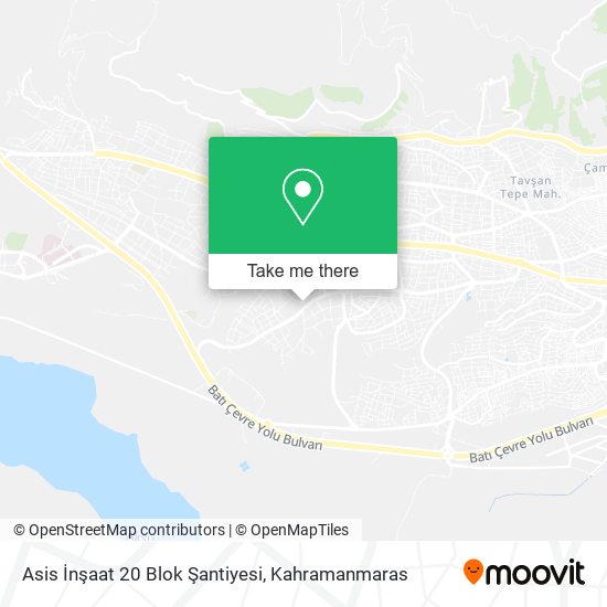 Asis İnşaat 20 Blok Şantiyesi map