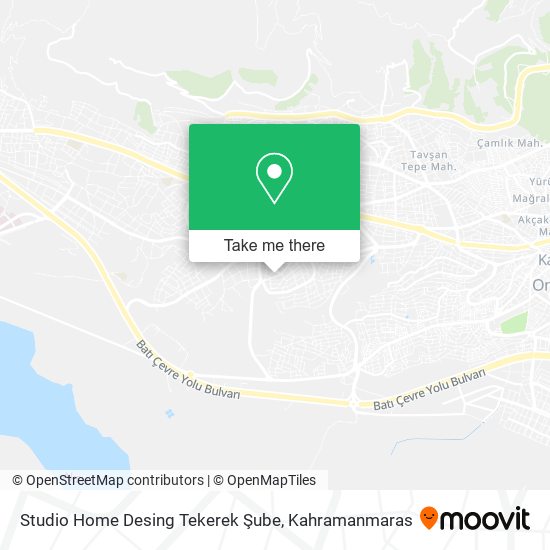 Studio Home Desing Tekerek Şube map