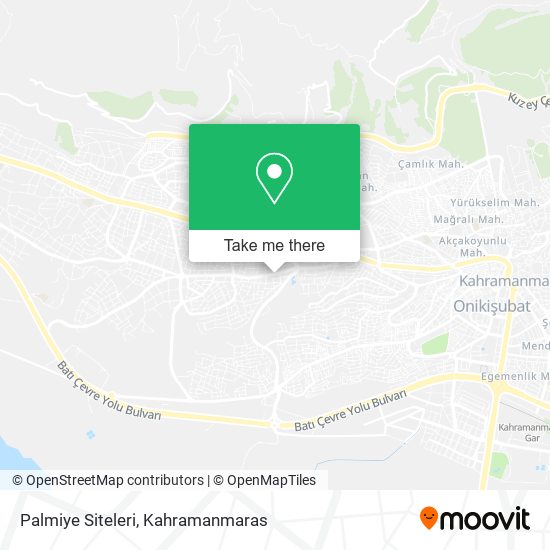 Palmiye Siteleri map