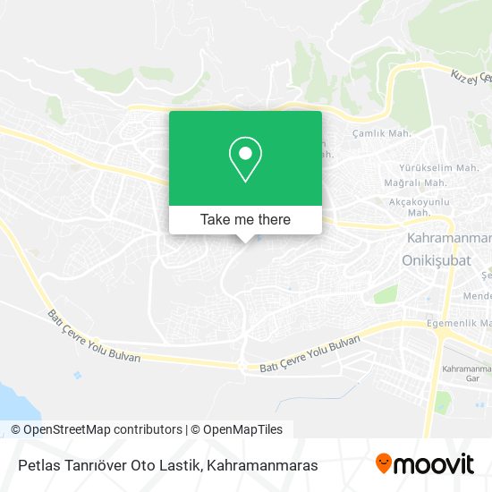 Petlas Tanrıöver Oto Lastik map