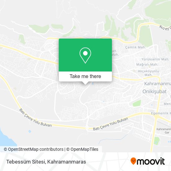 Tebessüm Sitesi map