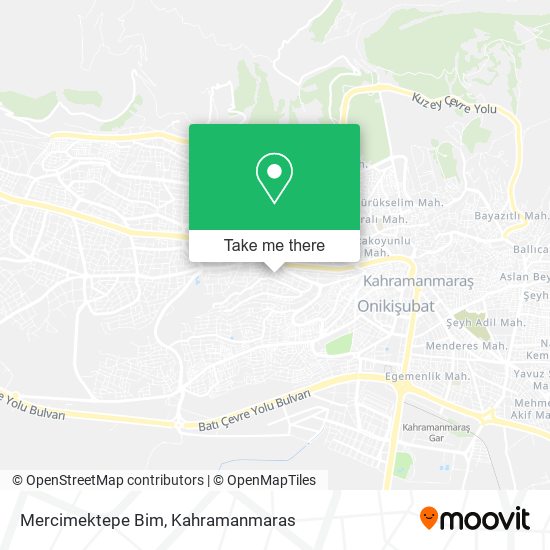 Mercimektepe Bim map