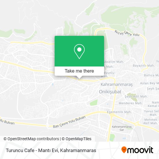 Turuncu Cafe - Mantı Evi map