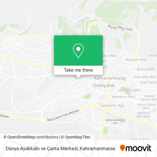 Dünya Ayakkabı ve Çanta Merkezi map