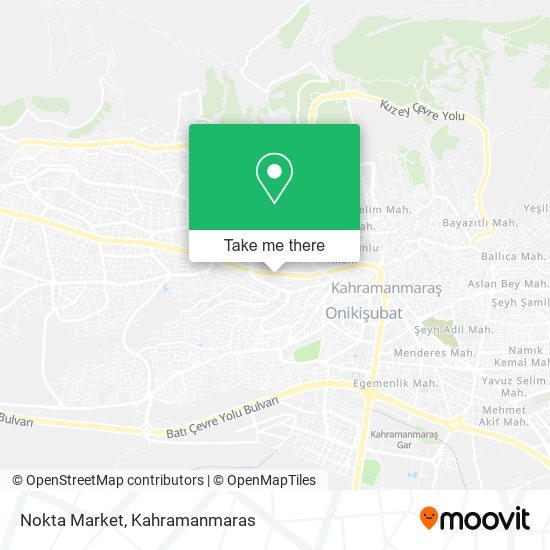 Nokta Market map