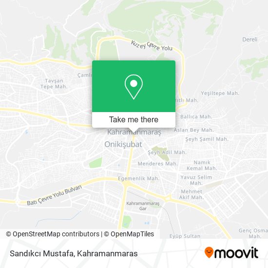 Sandıkcı Mustafa map