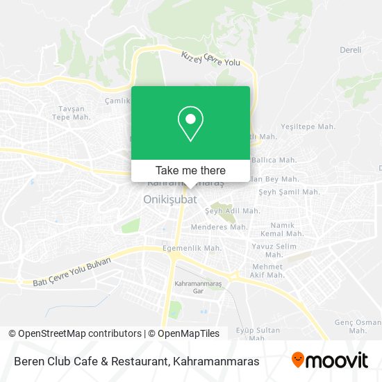 Beren Club Cafe & Restaurant map