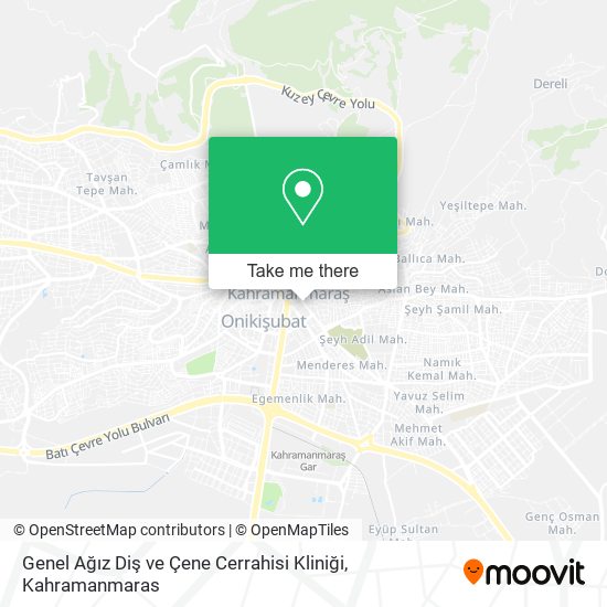 Genel Ağız Diş ve Çene Cerrahisi Kliniği map