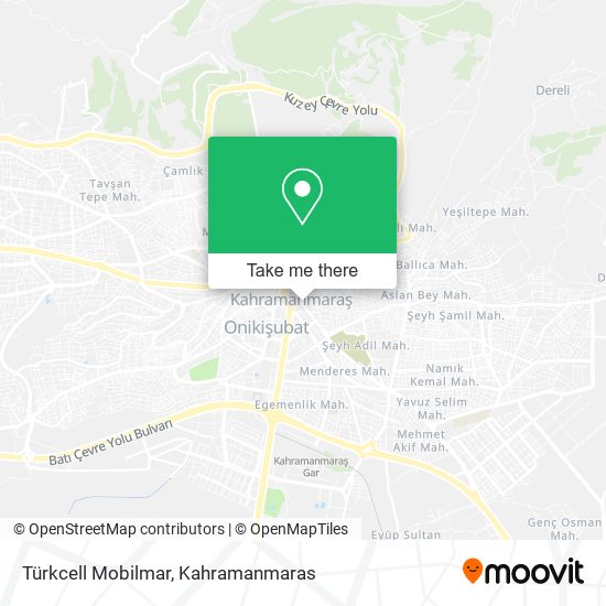 Türkcell Mobilmar map