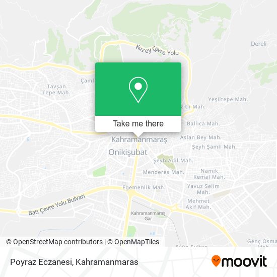 Poyraz Eczanesi map