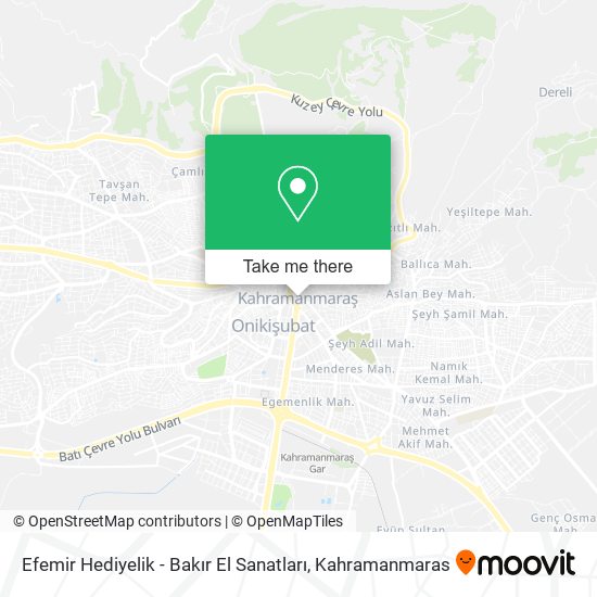 Efemir Hediyelik - Bakır El Sanatları map