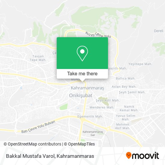 Bakkal Mustafa Varol map