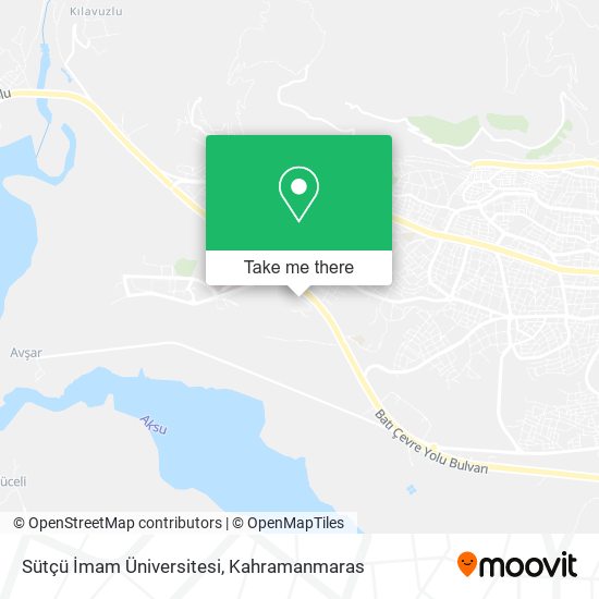 Sütçü İmam Üniversitesi map