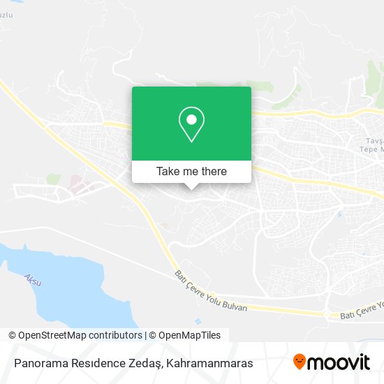 Panorama Resıdence Zedaş map
