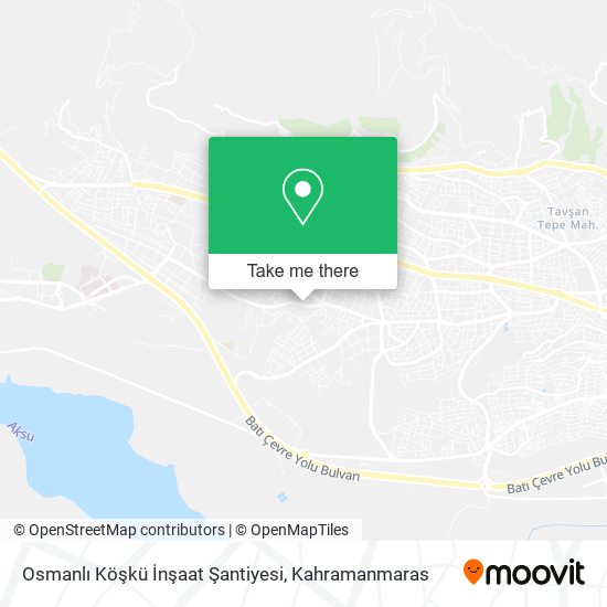 Osmanlı Köşkü İnşaat Şantiyesi map