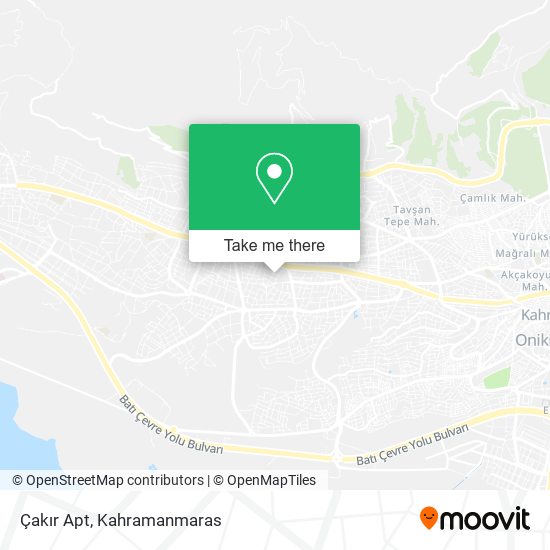 Çakır Apt map