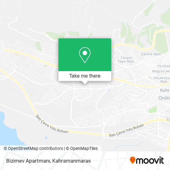 Bizimev Apartmanı map