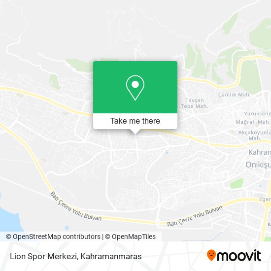 Lion Spor Merkezi map