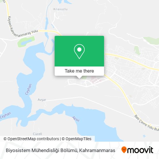 Biyosistem Mühendisliği Bölümü map