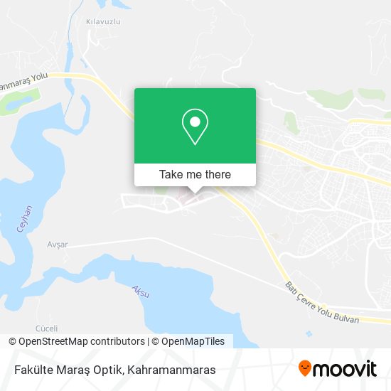 Fakülte Maraş Optik map
