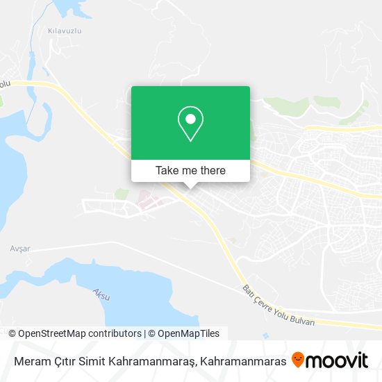 Meram Çıtır Simit Kahramanmaraş map