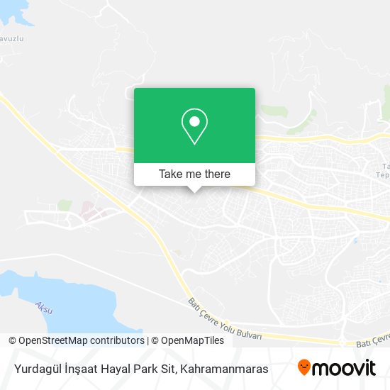 Yurdagül İnşaat Hayal Park Sit map