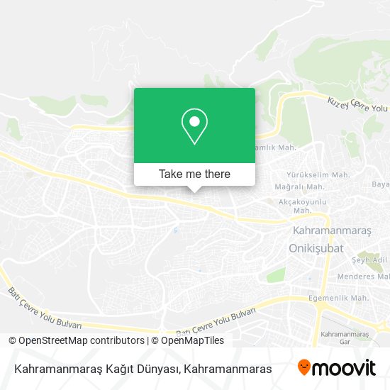 Kahramanmaraş Kağıt Dünyası map