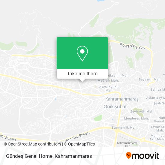 Gündeş Genel Home map