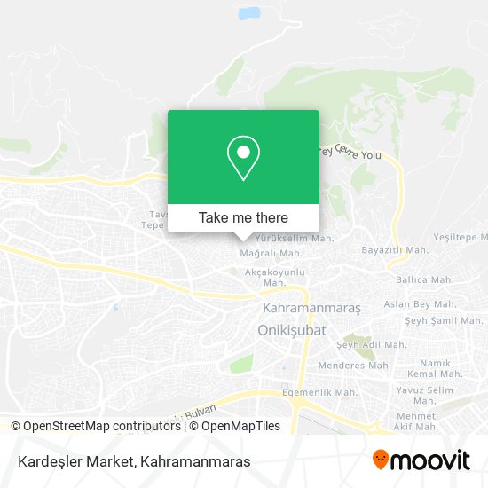 Kardeşler Market map
